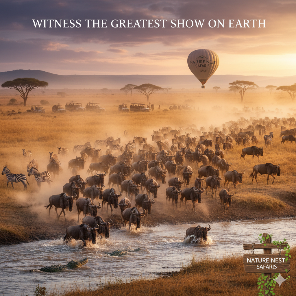 Tanzania Wildebeest Migration Safari